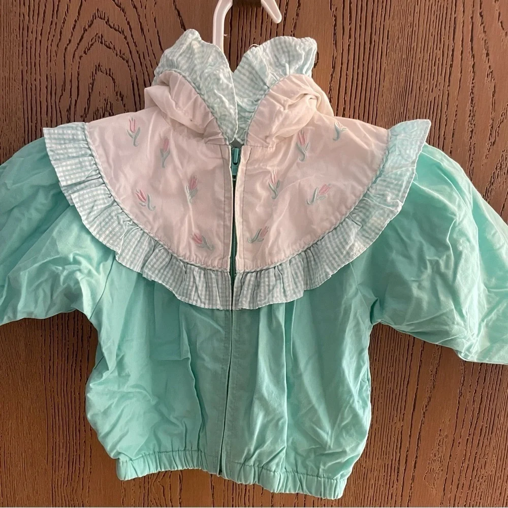 Carter's Mint Green Baby Jacket with White Accents